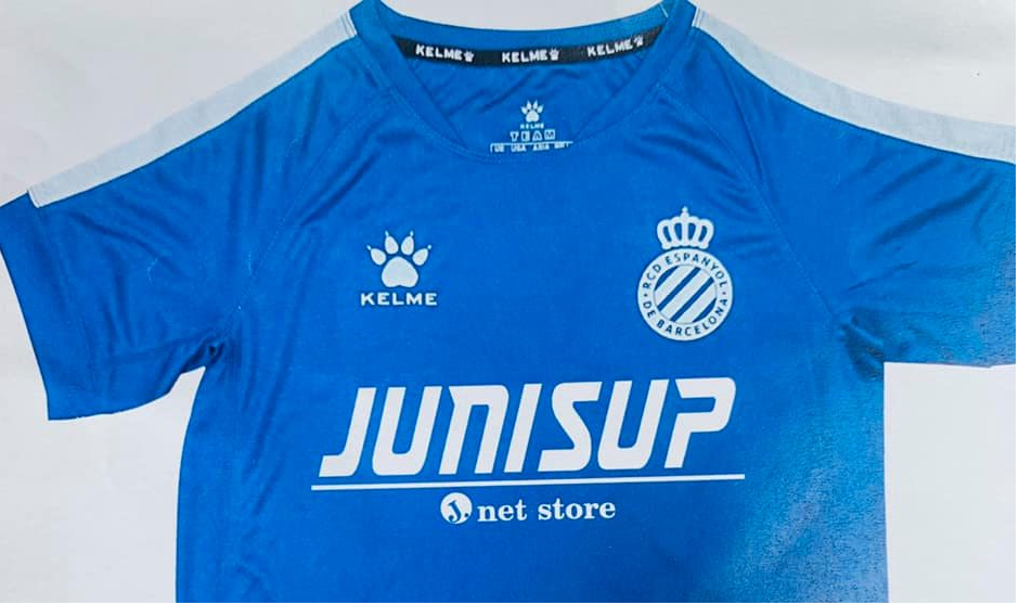 RCDエスパニョールジャパンアカデミーのウェアにJUNISUP（ジュニサプ